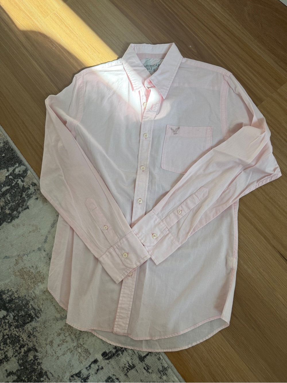 American Eagle Men's Button-Up Shirt